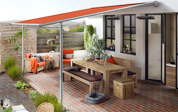 Der perfekte Sonnenschutz für Ihre Terrasse. Und groß genug für die ganze Familie.